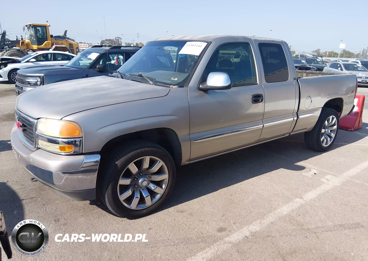 2001 GMC Sierra 1500 Sle VIN:1GTEK19VX1E337722 - 2