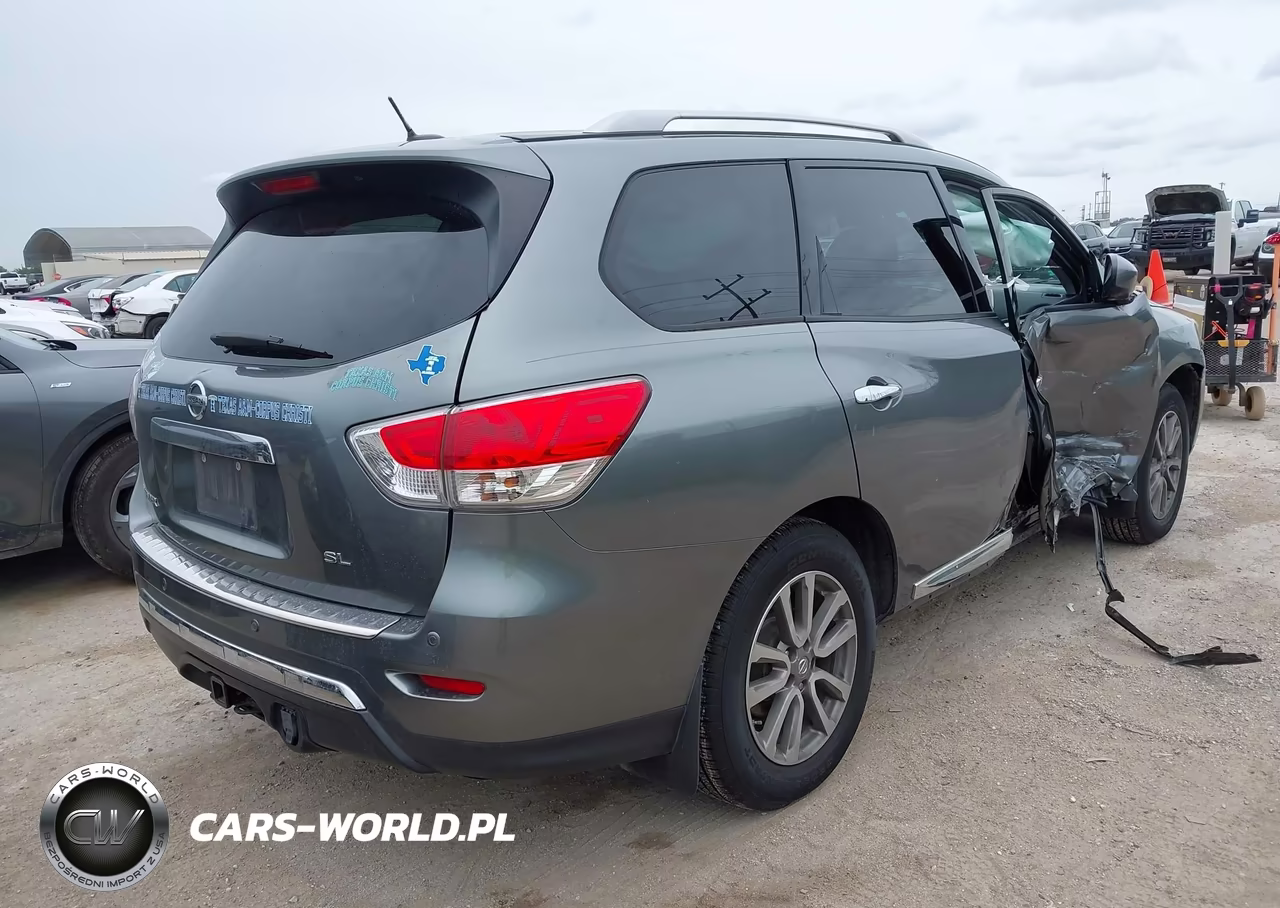 2015 Nissan Pathfinder Sl VIN:5N1AR2MN6FC663989 - 4