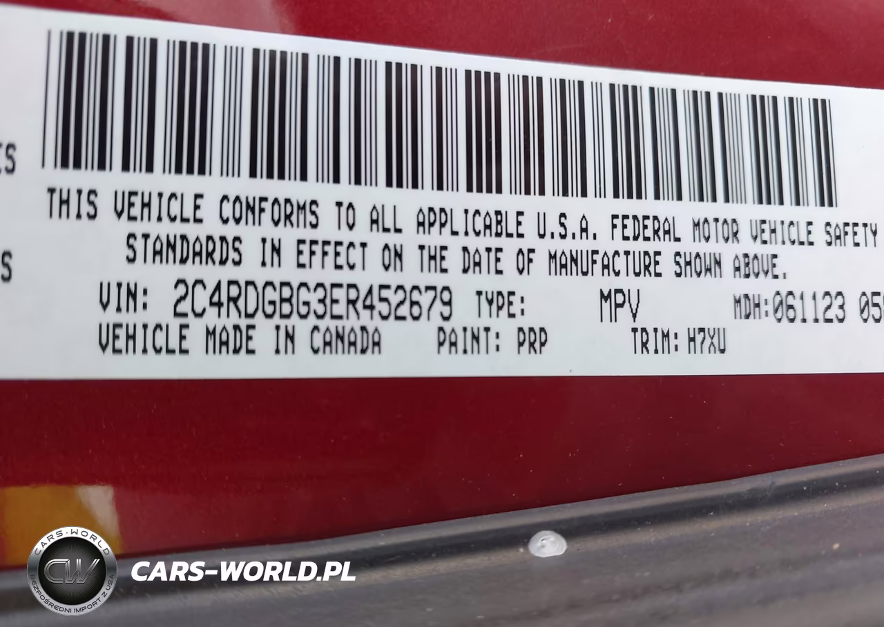 2014 Dodge Grand Caravan American Value Pkg VIN:2C4RDGBG3ER452679 - 9