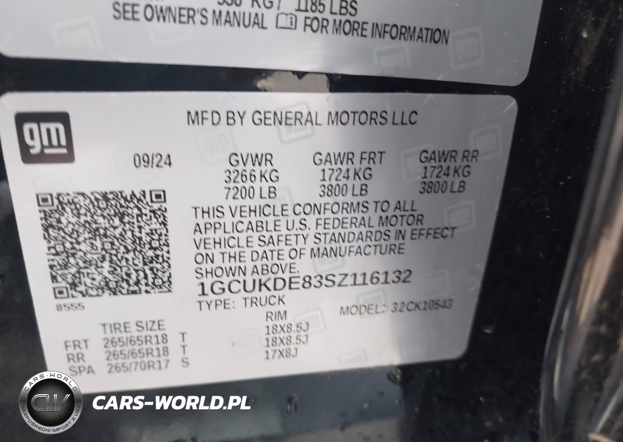 2025 Chevrolet Silverado 1500 4Wd Standard Bed Lt VIN:1GCUKDE83SZ116132 - 9