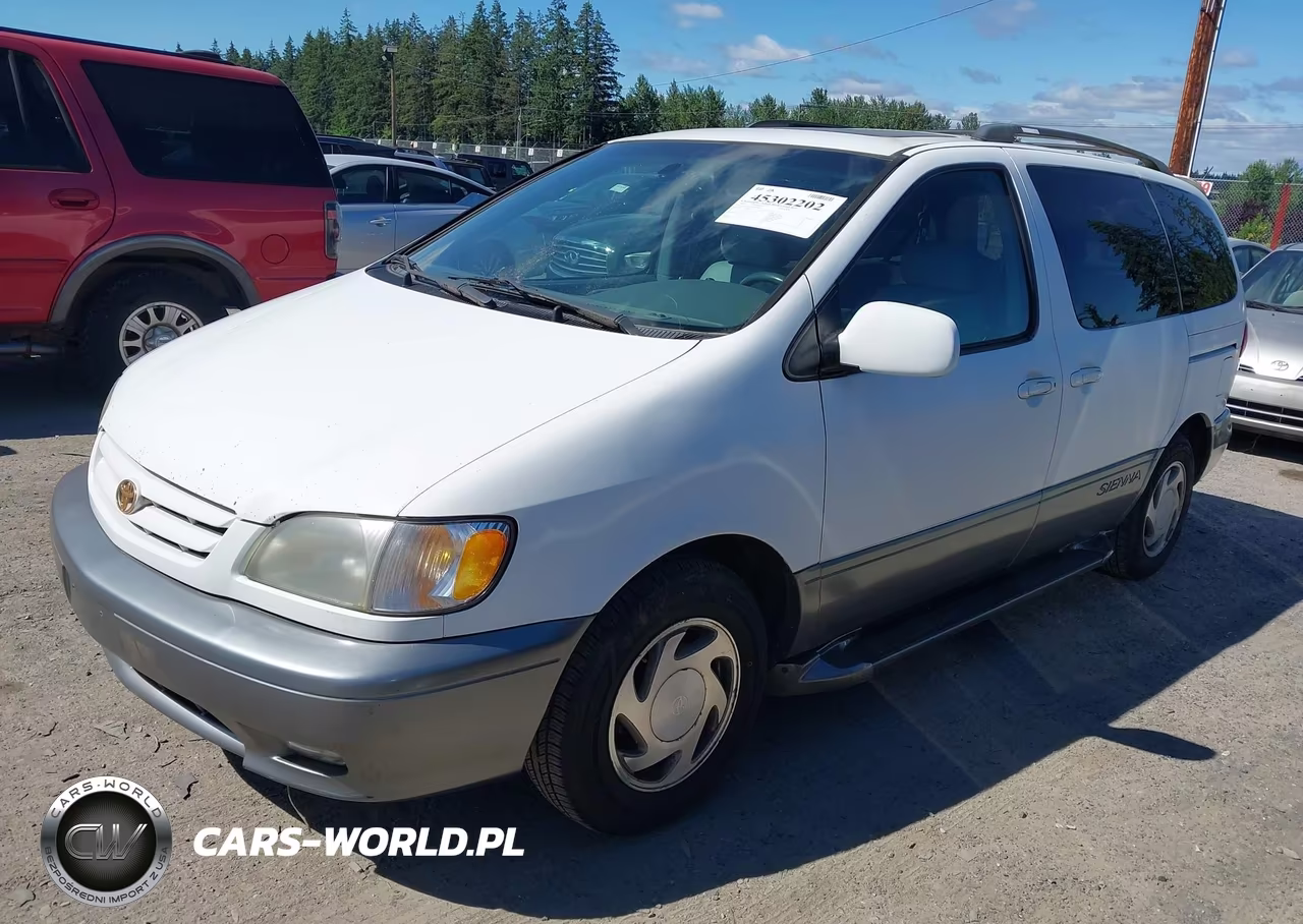 2002 Toyota Sienna Xle VIN:4T3ZF13C92U429170 - 2