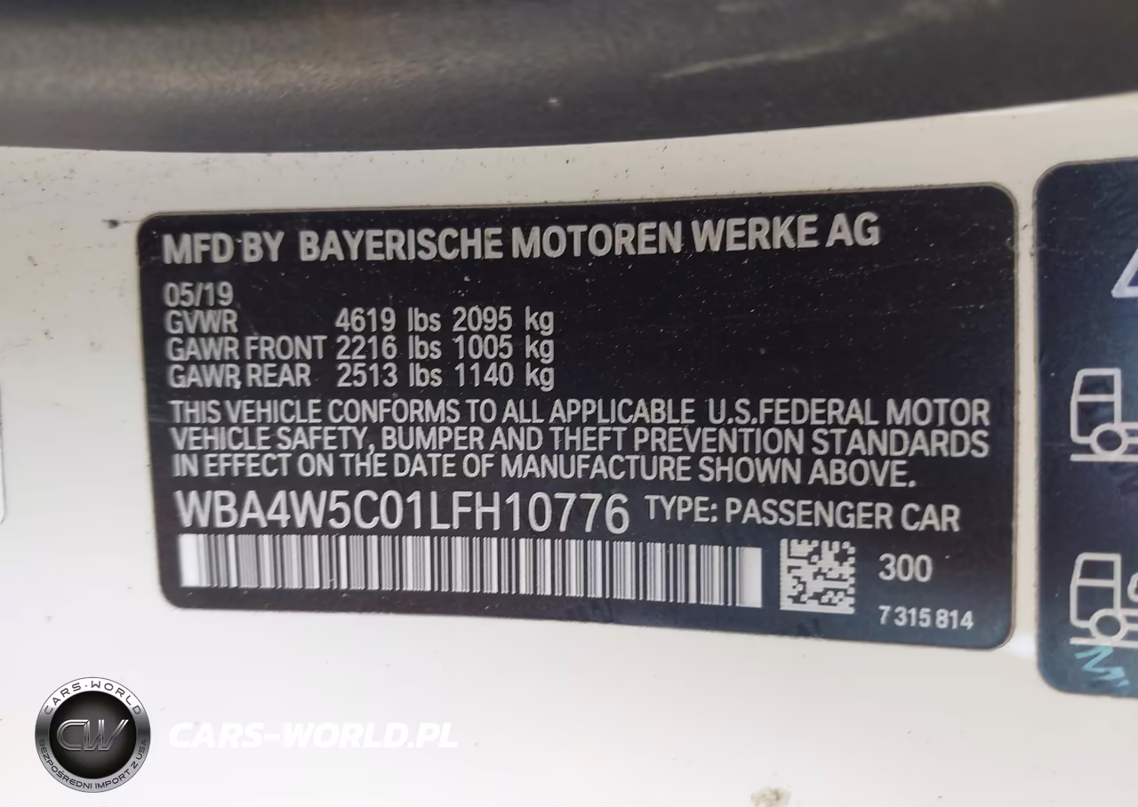2020 BMW 430I xDrive VIN:WBA4W5C01LFH10776 - 9