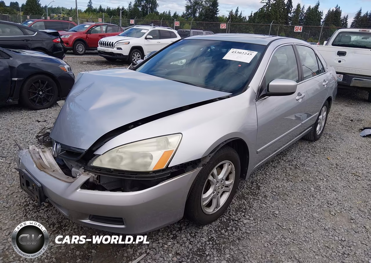 2007 Honda Accord 2.4 Ex VIN:1HGCM56887A124647 - 2
