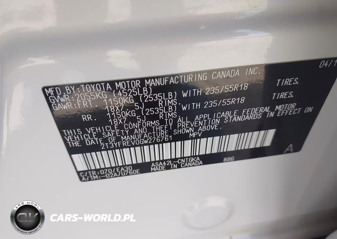 2016 Toyota Rav4 Limited VIN:2T3YFREV0GW276761 - 9