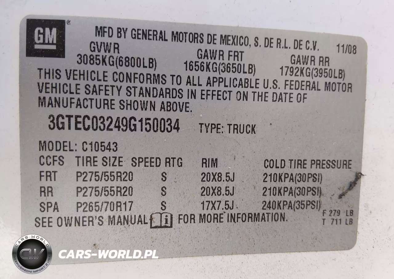 2009 GMC Sierra 1500 Denali VIN:3GTEC03249G150034 - 9