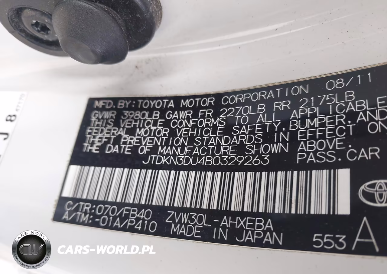2011 Toyota Prius Three VIN:JTDKN3DU4B0329263 - 9