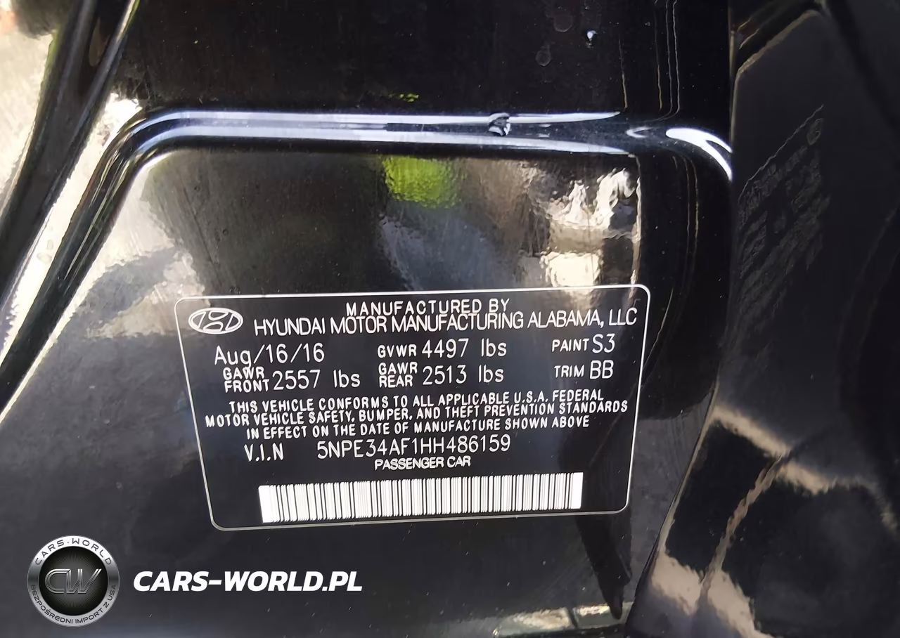2017 Hyundai Sonata Limited VIN:5NPE34AF1HH486159 - 9