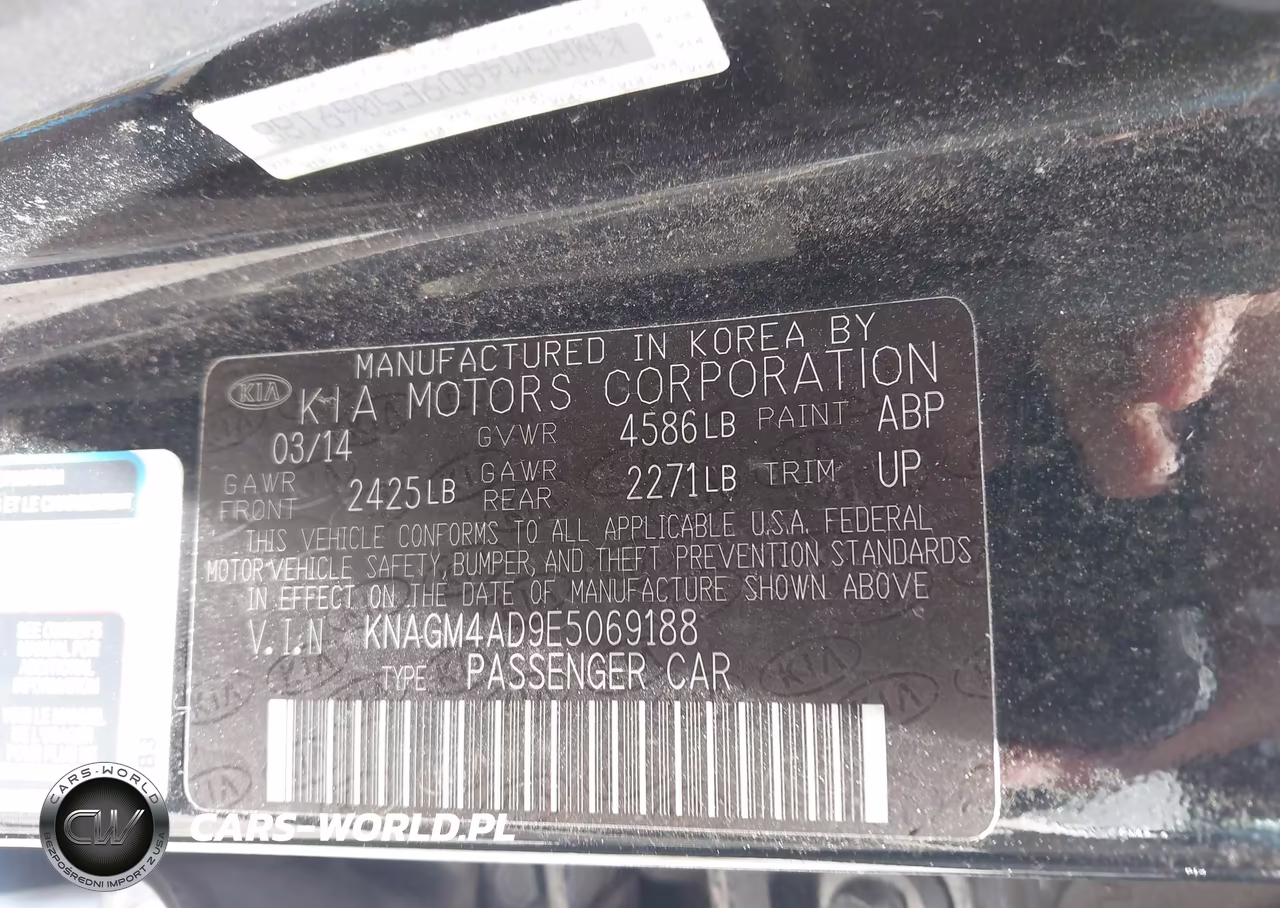 2014 Kia Optima Hybrid Lx VIN:KNAGM4AD9E5069188 - 9