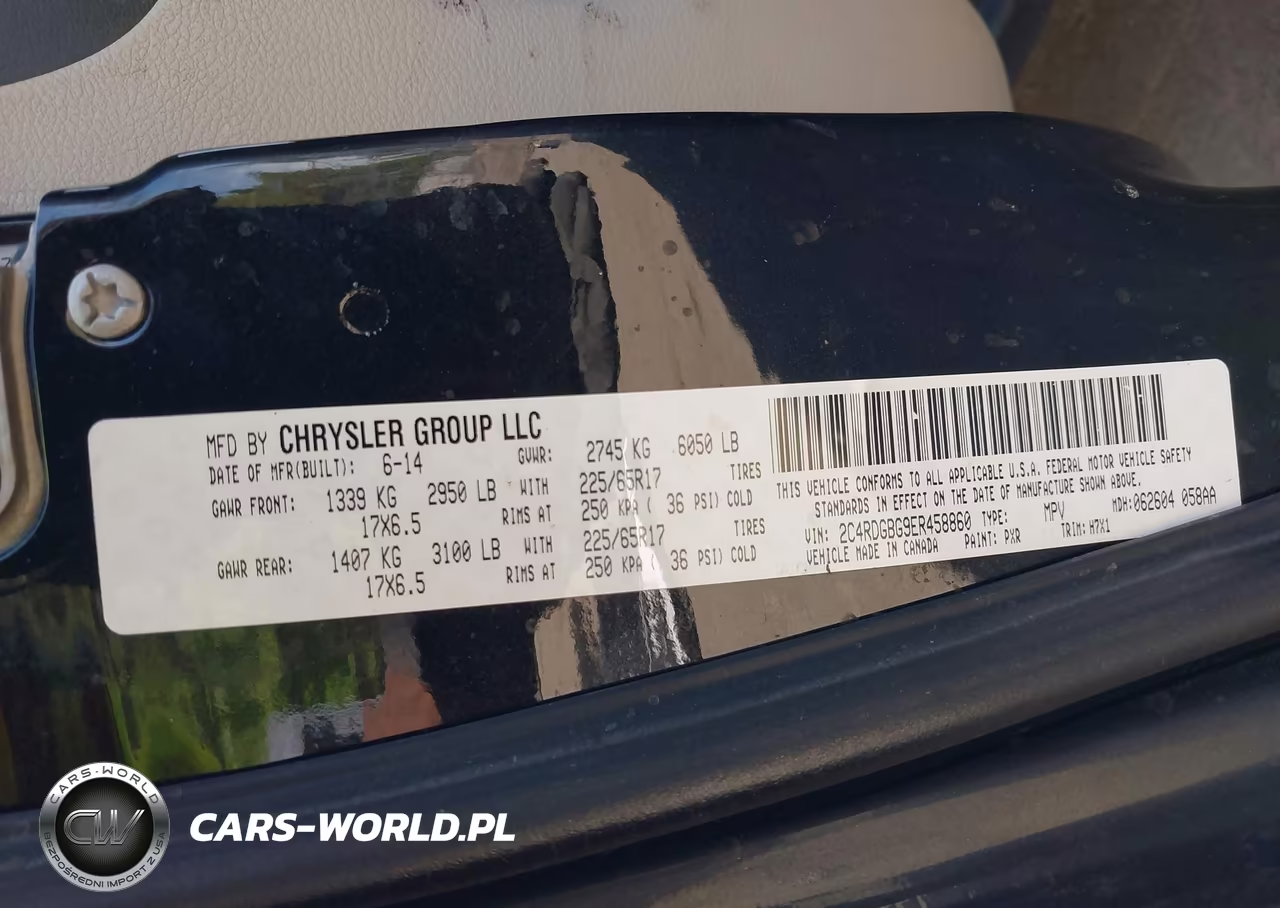 2014 Dodge Grand Caravan American Value Pkg VIN:2C4RDGBG9ER458860 - 9