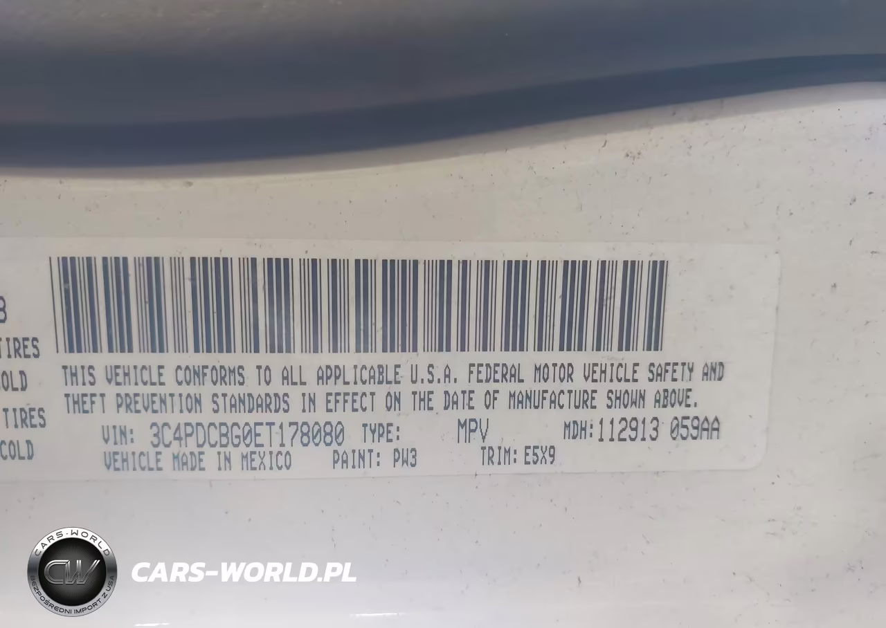 2014 Dodge Journey Sxt VIN:3C4PDCBG0ET178080 - 9