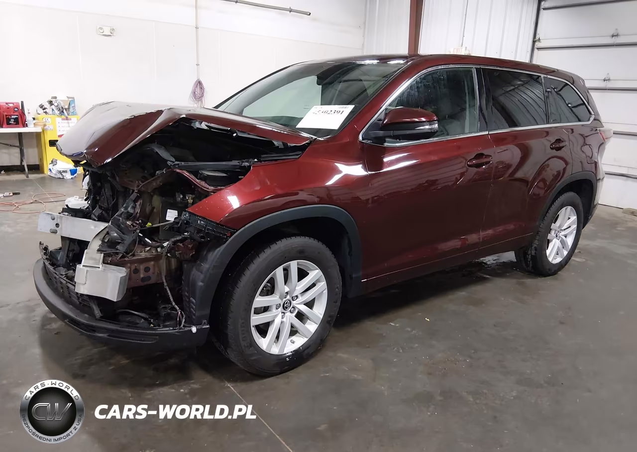 2016 Toyota Highlander Le VIN:5TDZARFH0GS021346 - 2