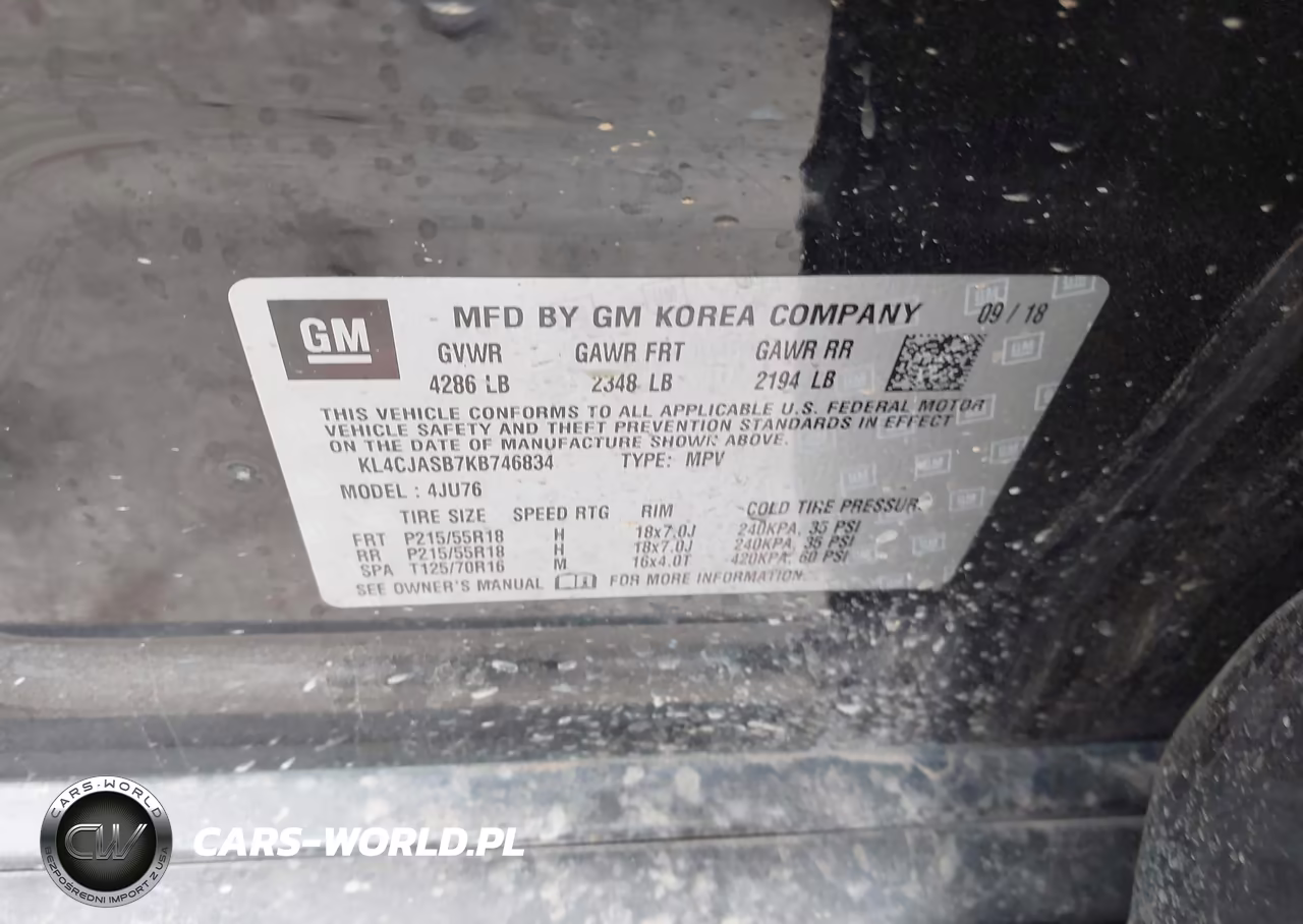 2019 Buick Encore Fwd Preferred VIN:KL4CJASB7KB746834 - 9
