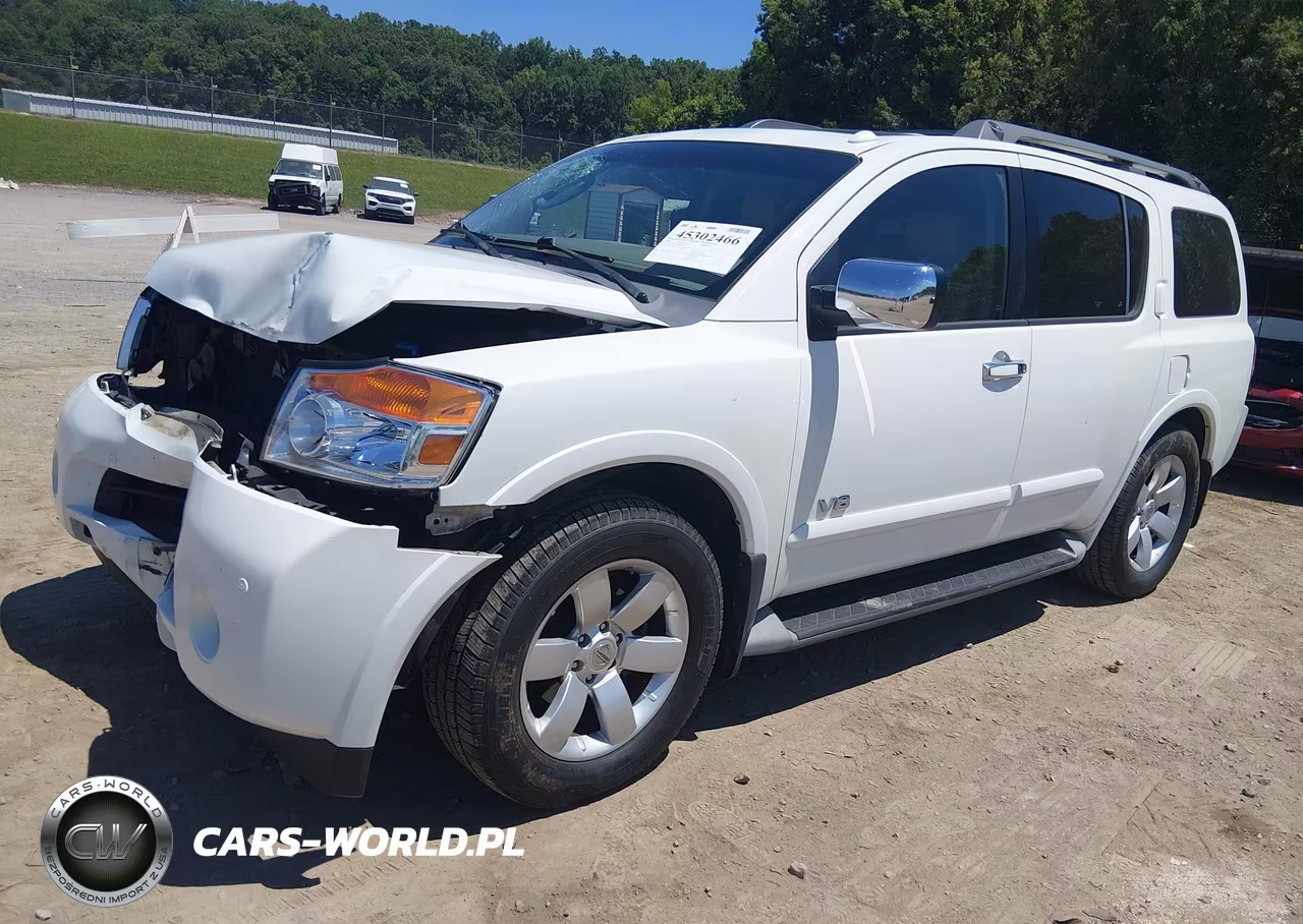 2008 Nissan Armada Le VIN:5N1AA08C58N628744 - 2