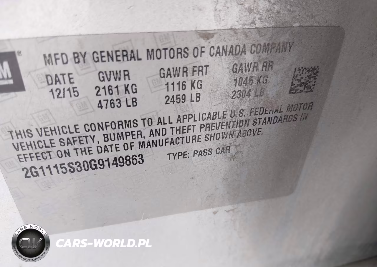 2016 Chevrolet Impala 2Lt VIN:2G1115S30G9149863 - 9