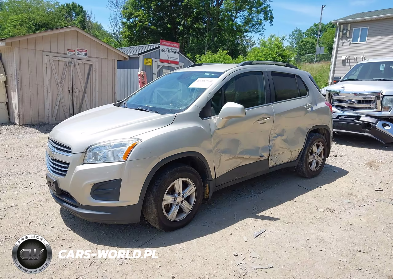 2016 Chevrolet Trax Lt VIN:3GNCJPSB8GL226034 - 2