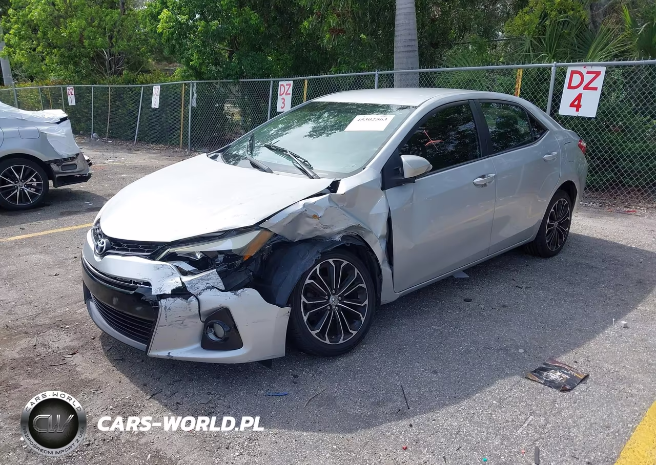 2015 Toyota Corolla S Plus VIN:2T1BURHE5FC315103 - 2