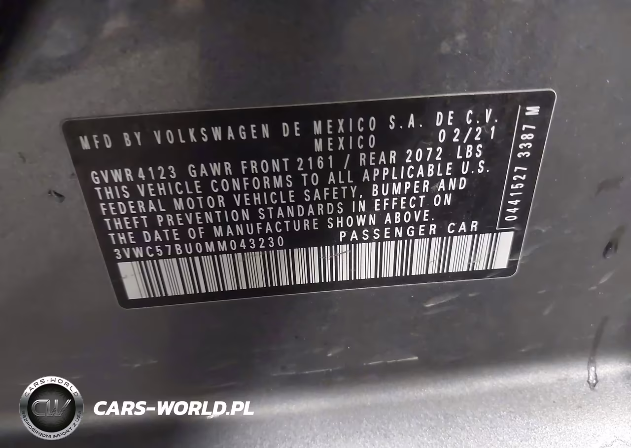 2021 Volkswagen Jetta 1.4T R-Line-1.4T S-1.4T Se VIN:3VWC57BU0MM043230 - 9