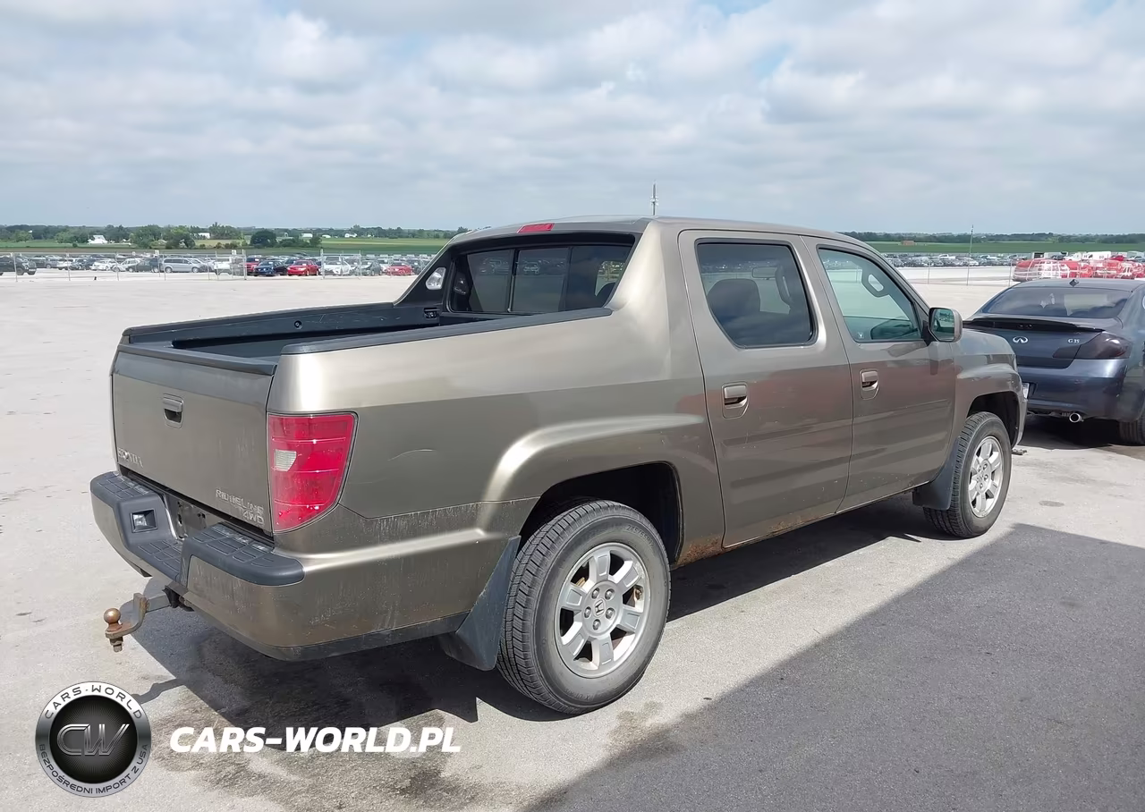 2009 Honda Ridgeline Rts VIN:2HJYK16439H500249 - 4