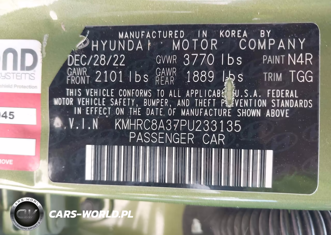 2023 Hyundai Venue Sel VIN:KMHRC8A37PU233135 - 9