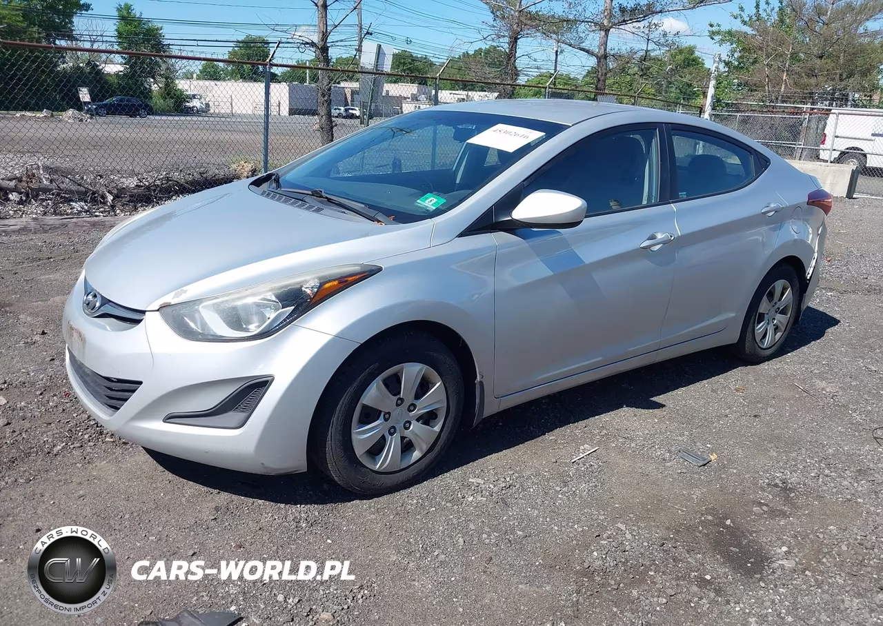 2016 Hyundai Elantra Se VIN:5NPDH4AE6GH797704 - 2