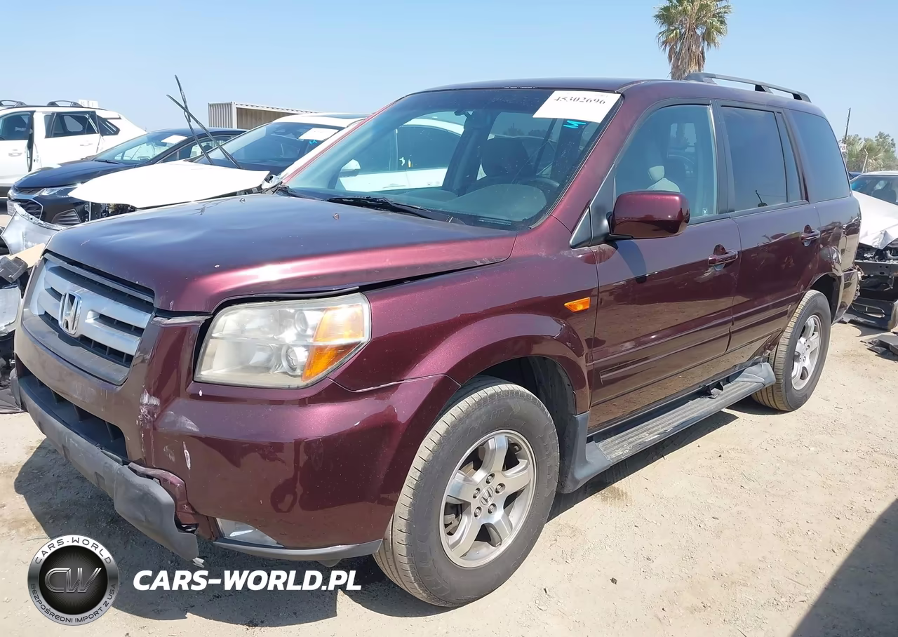 2007 Honda Pilot Ex VIN:2HKYF18427H528408 - 2