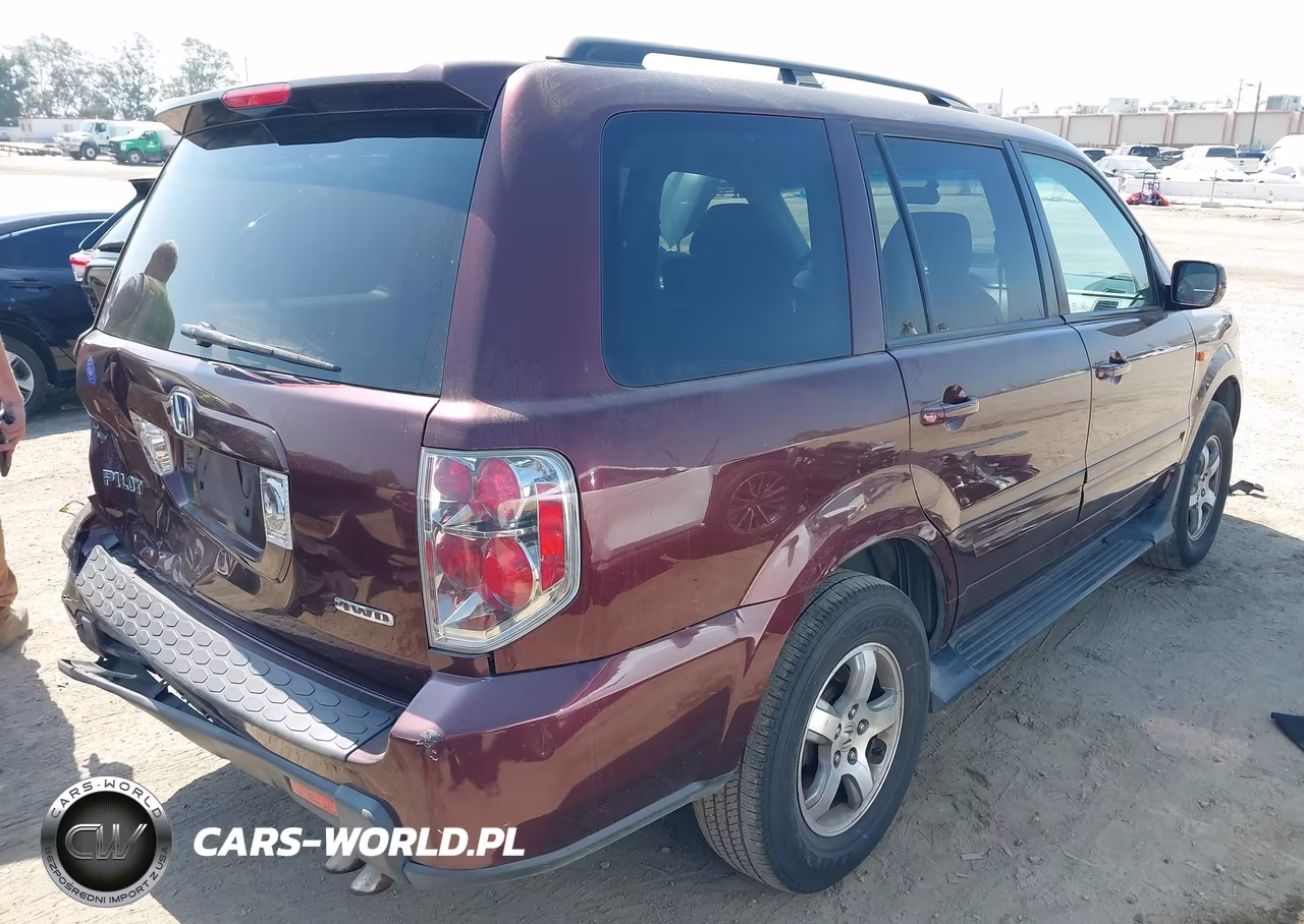 2007 Honda Pilot Ex VIN:2HKYF18427H528408 - 4
