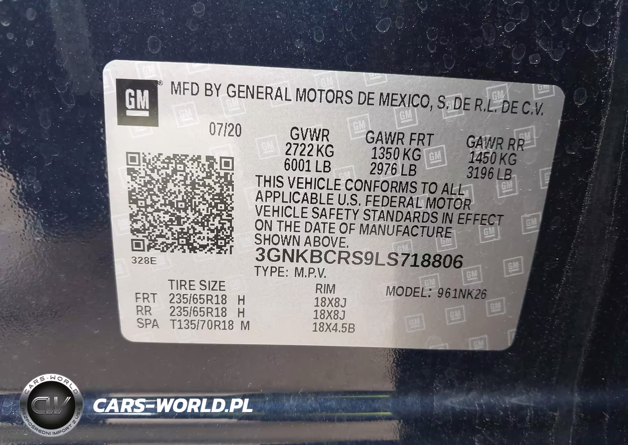 2020 Chevrolet Blazer Fwd 2Lt VIN:3GNKBCRS9LS718806 - 9