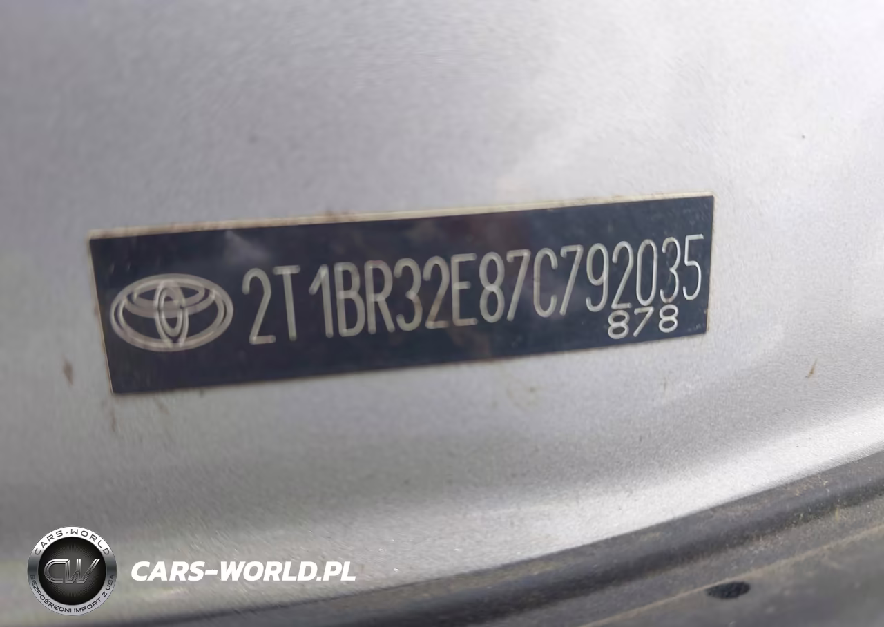 2007 Toyota Corolla Ce VIN:2T1BR32E87C792035 - 12