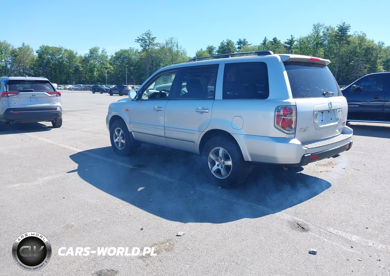 2008 Honda Pilot Ex-L VIN:5FNYF18508B020026 - 3