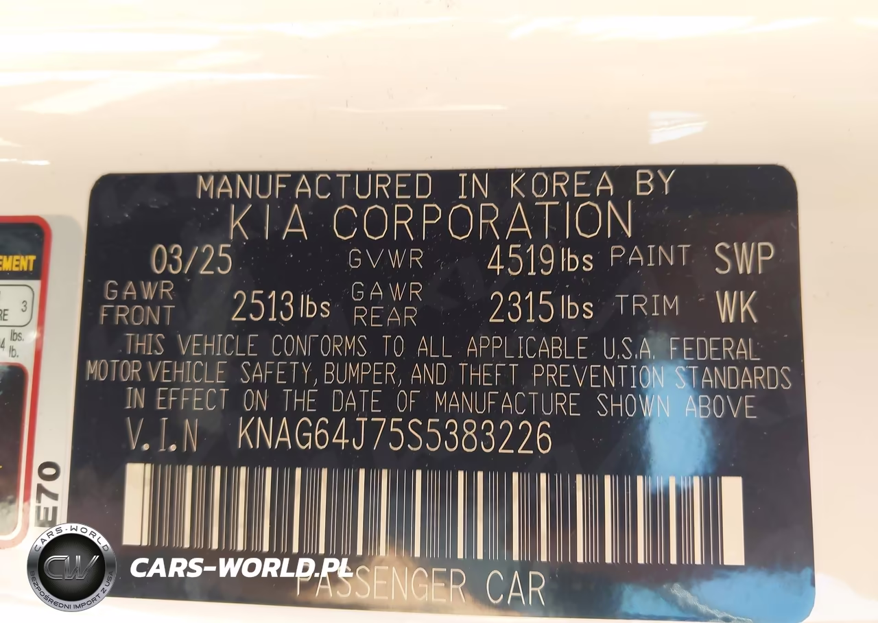 2025 Kia K5 Gt-Line VIN:KNAG64J75S5383226 - 9
