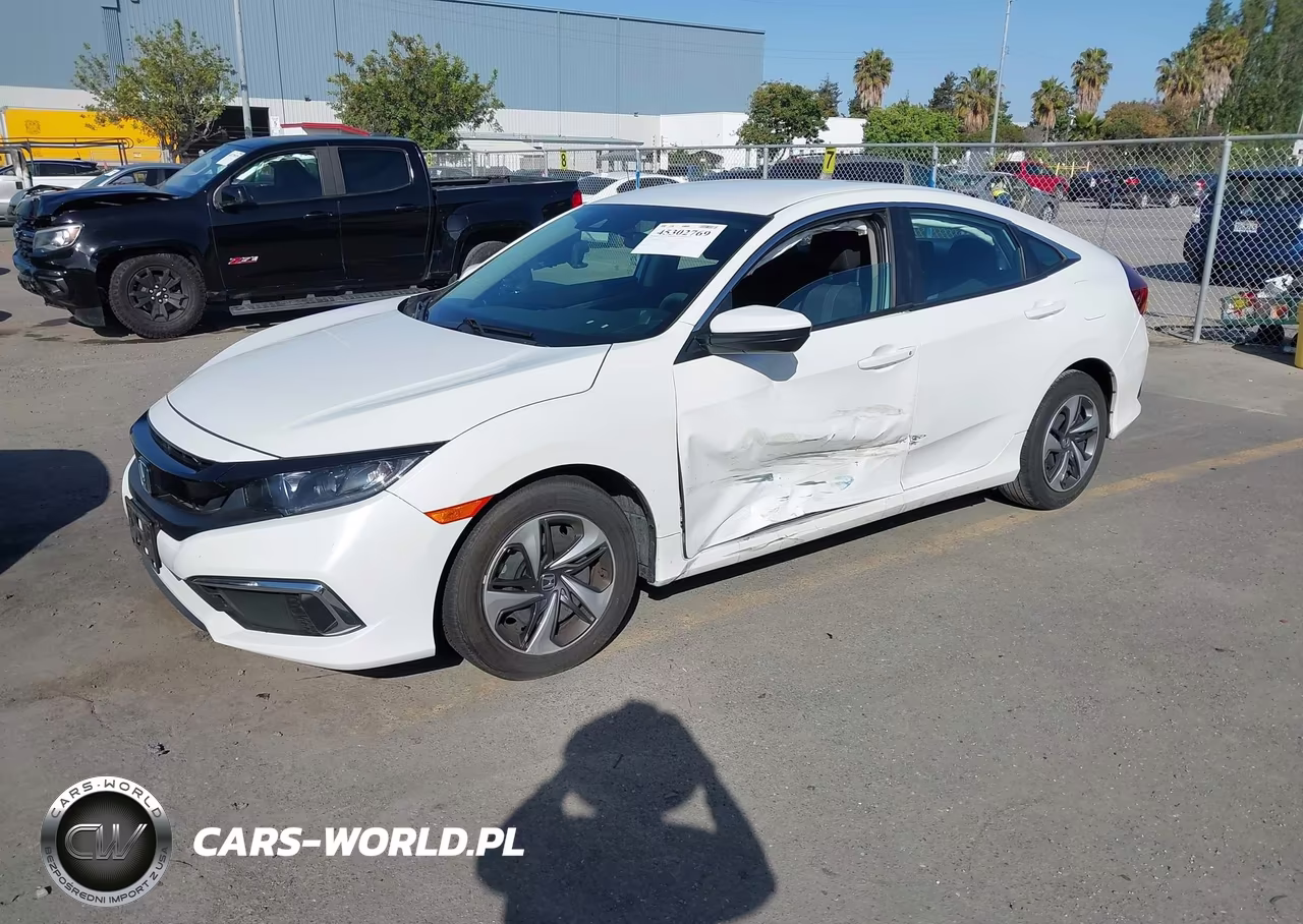 2019 Honda Civic Lx VIN:19XFC2F6XKE214447 - 2