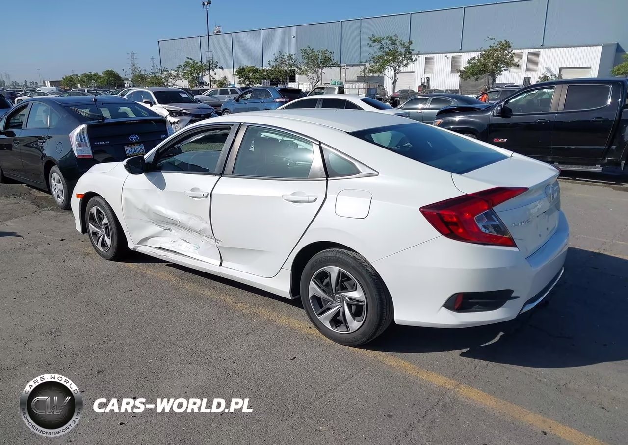 2019 Honda Civic Lx VIN:19XFC2F6XKE214447 - 3