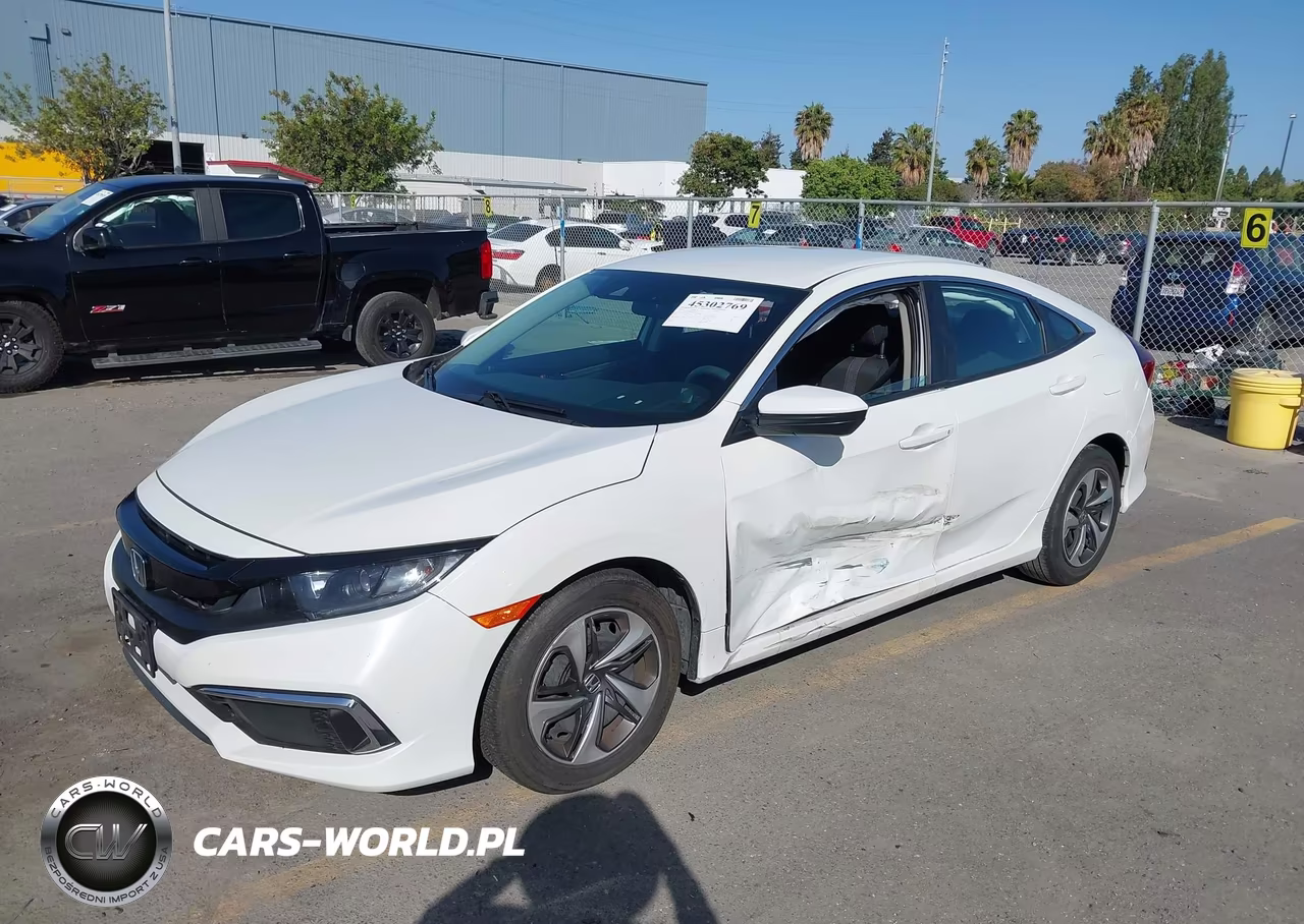 2019 Honda Civic Lx VIN:19XFC2F6XKE214447 - 6