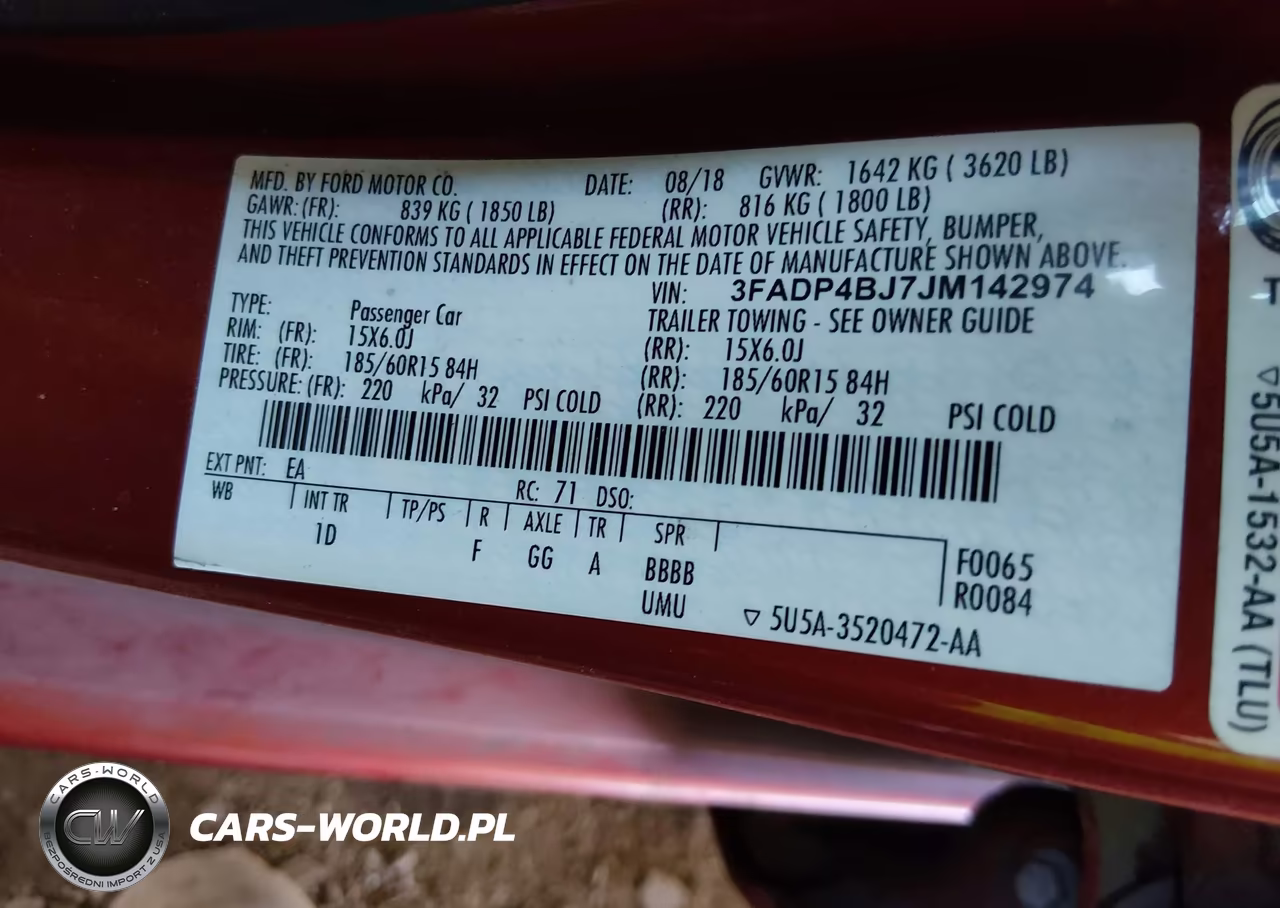 2018 Ford Fiesta Se VIN:3FADP4BJ7JM142974 - 9