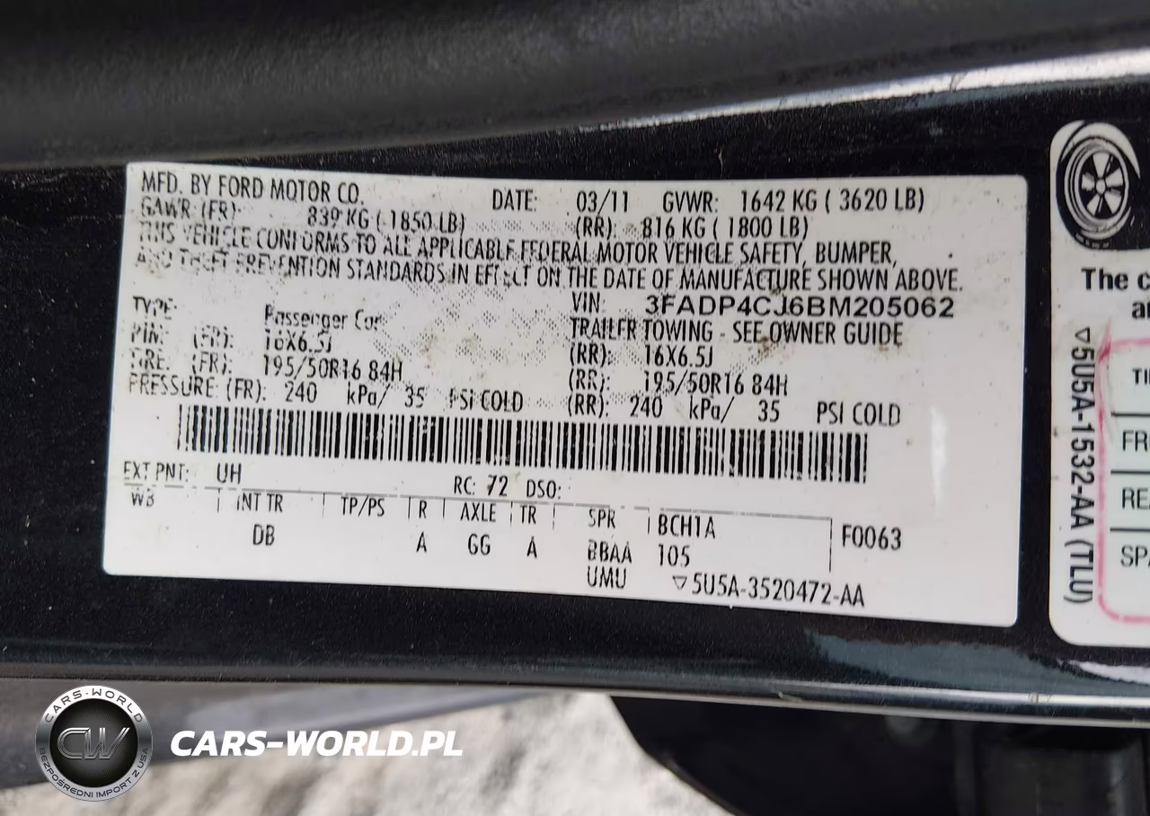 2011 Ford Fiesta Sel VIN:3FADP4CJ6BM205062 - 9