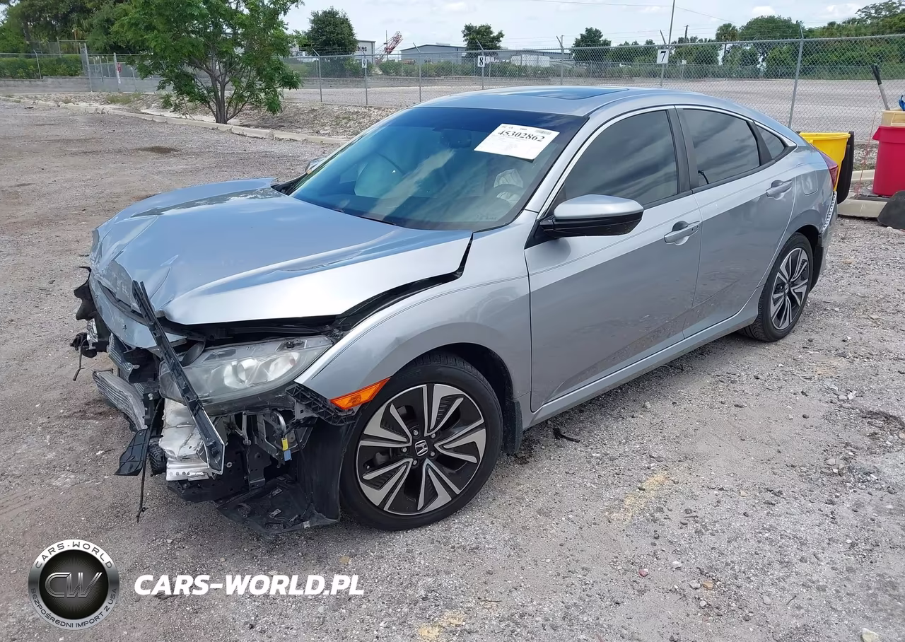 2017 Honda Civic Ex-L VIN:19XFC1F75HE010425 - 2