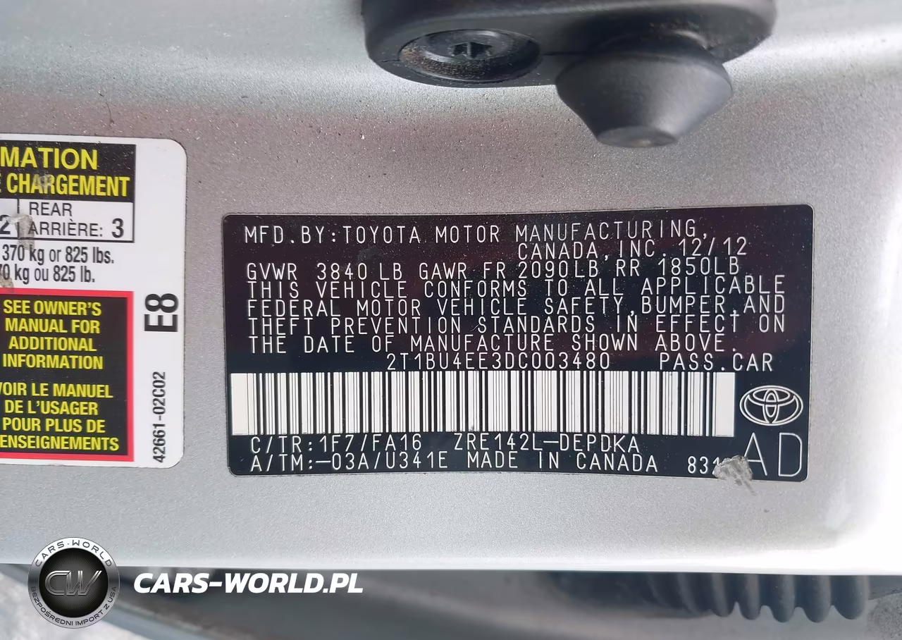 2013 Toyota Corolla L VIN:2T1BU4EE3DC003480 - 9