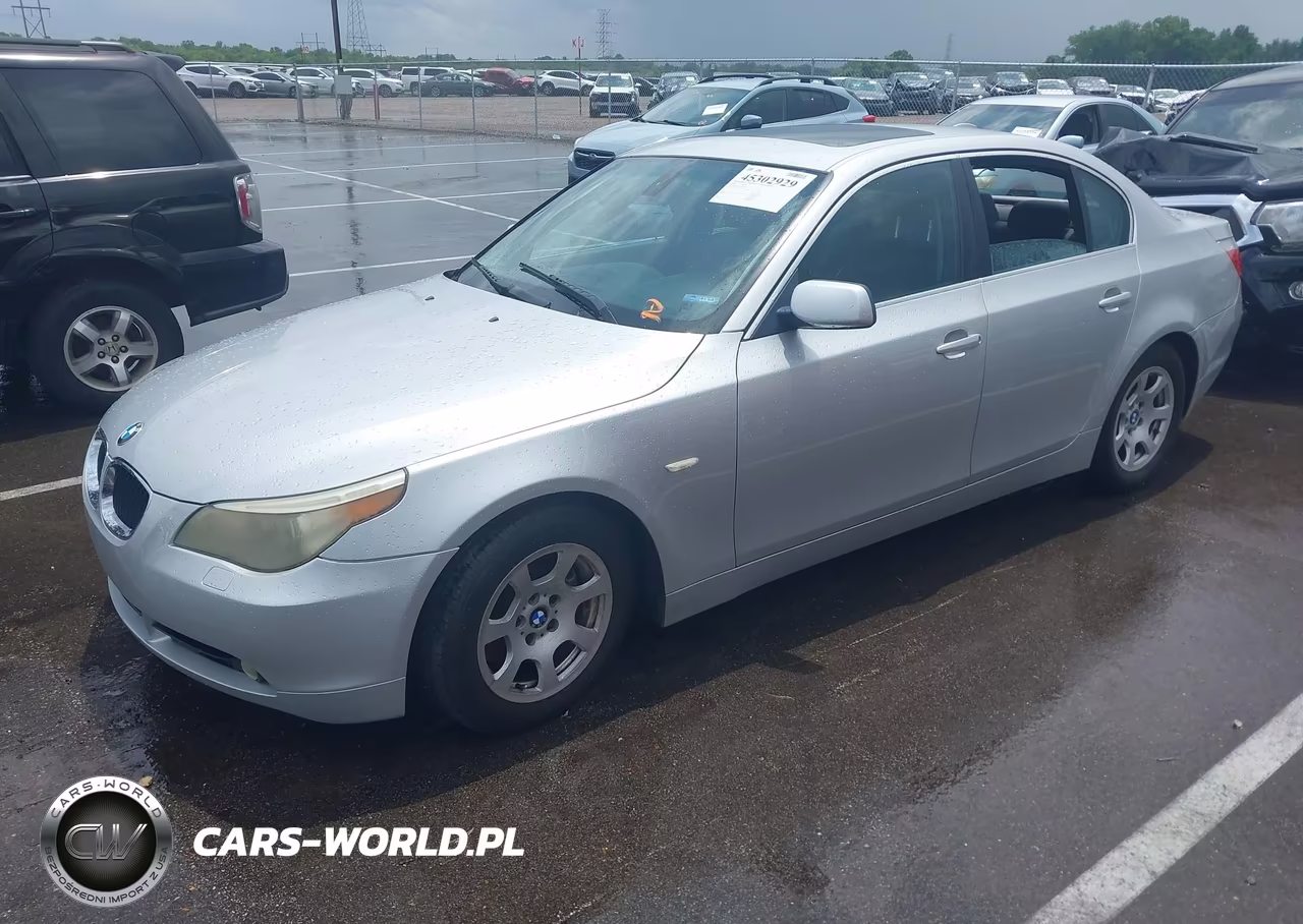 2004 BMW 525I VIN:WBANA53504B851956 - 2