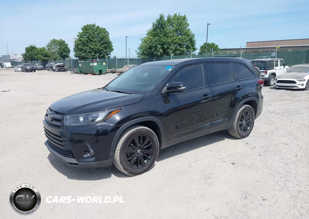 2019 Toyota Highlander Se VIN:5TDKZRFH4KS329848 - 2