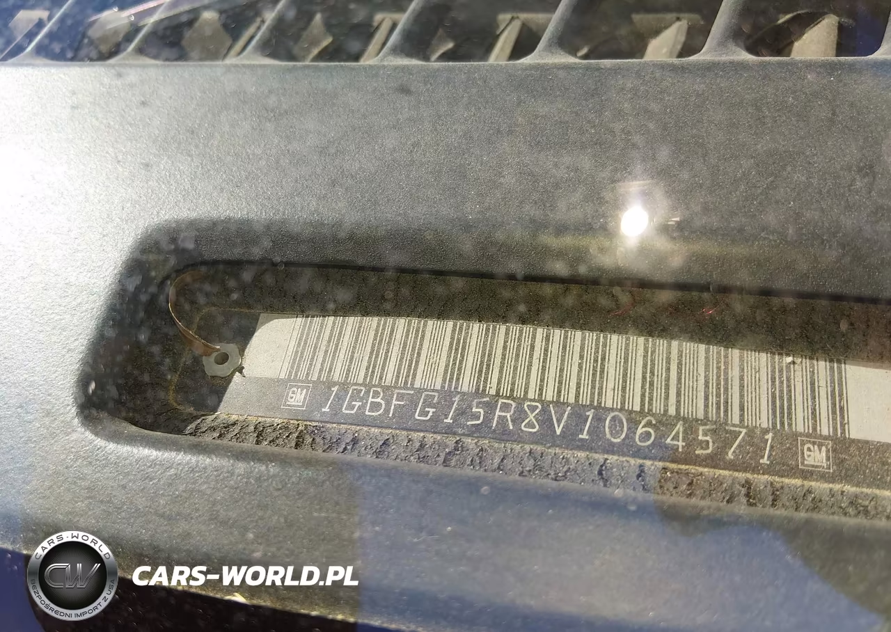 1997 Chevrolet Chevy Van Yf7 Upfitter Pkg. VIN:1GBFG15R8V1064571 - 9