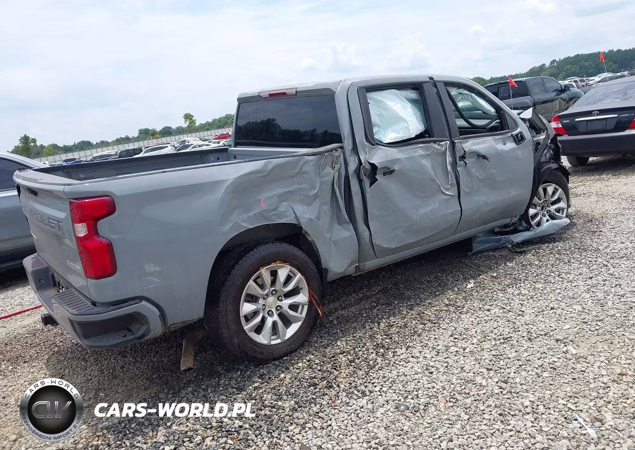 2024 Chevrolet Silverado 1500 2Wd Short Bed Custom VIN:1GCPABEK6RZ194205 - 4