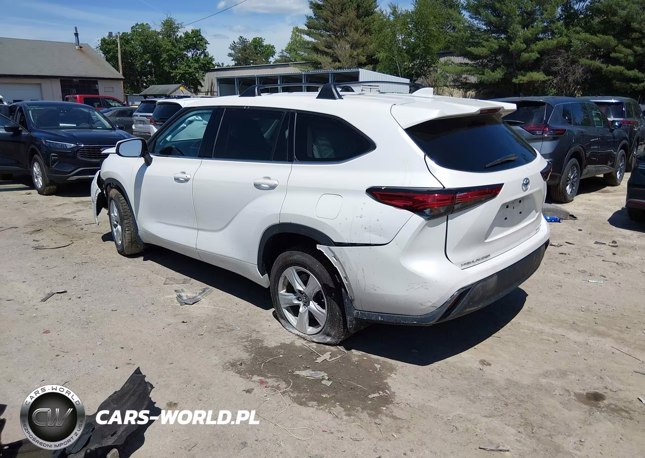 2021 Toyota Highlander Le VIN:5TDBZRBH0MS135343 - 3