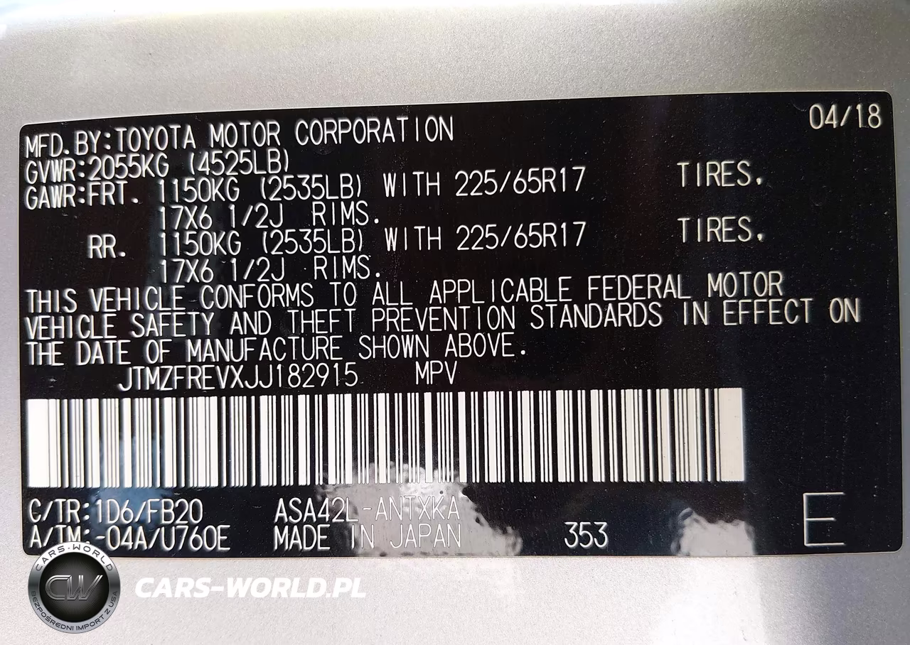 2018 Toyota Rav4 Le VIN:JTMZFREVXJJ182915 - 9