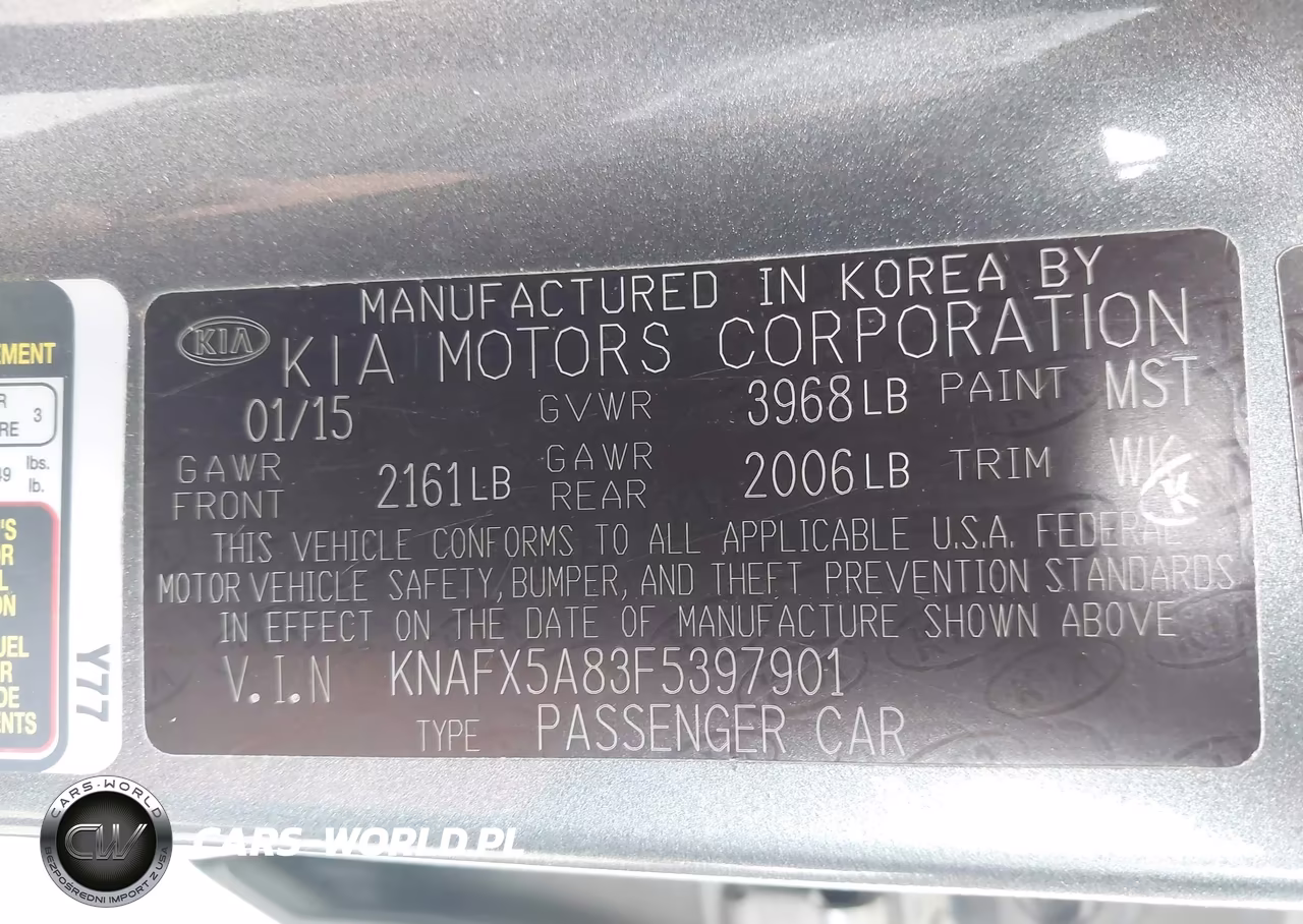 2015 Kia Forte Ex VIN:KNAFX5A83F5397901 - 9