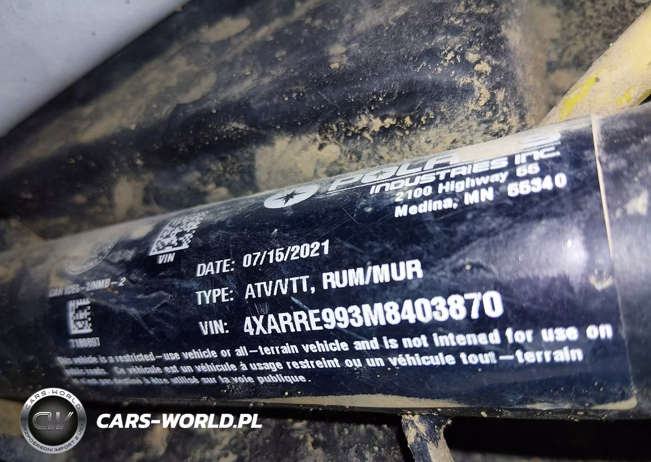 2021 Polaris Ranger Xp 1000 Premium VIN:4XARRE993M8403870 - 10