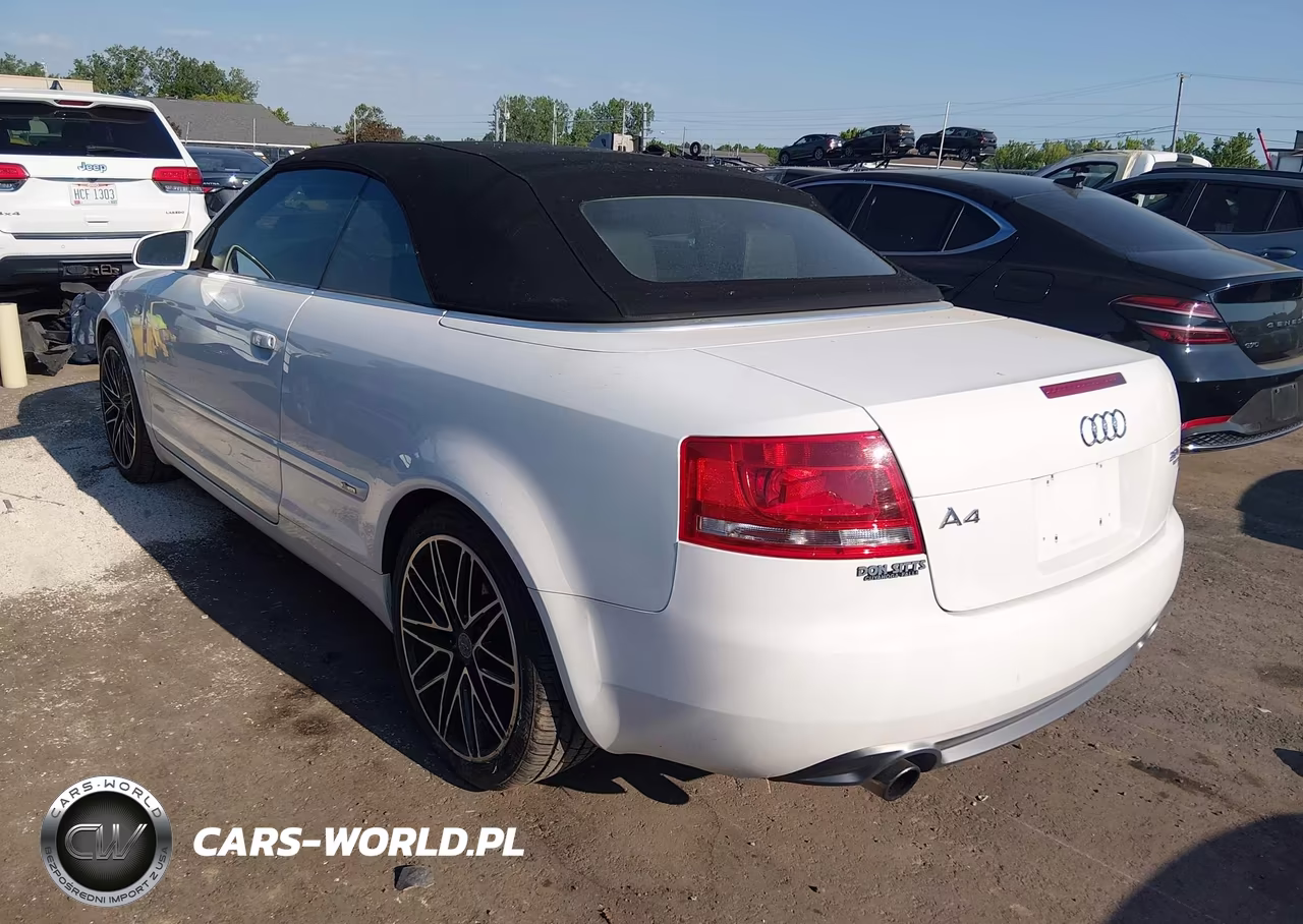 2008 Audi A4 2.0T VIN:WAUEF48H88K013551 - 3