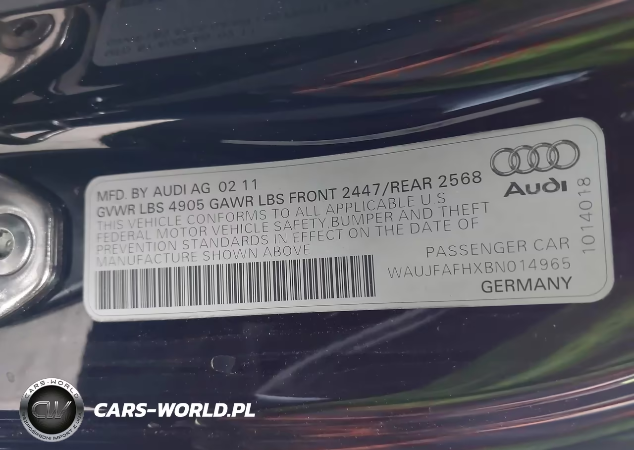 2011 Audi A5 2.0T Premium VIN:WAUJFAFHXBN014965 - 9