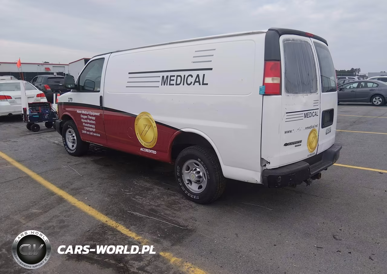 2013 Chevrolet Express 2500 Work Van VIN:1GCWGFBA2D1112622 - 3