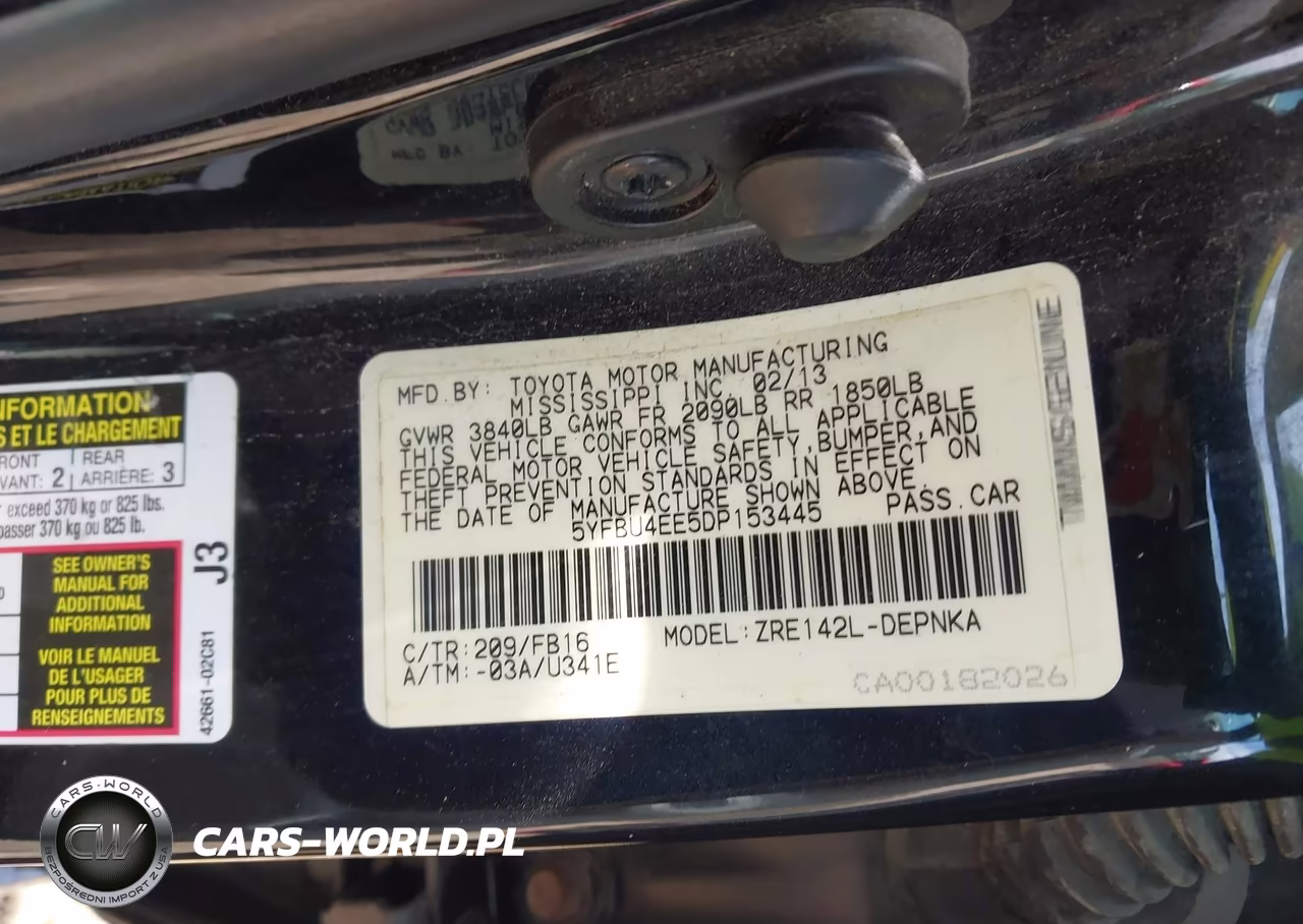 2013 Toyota Corolla Le VIN:5YFBU4EE5DP153445 - 9