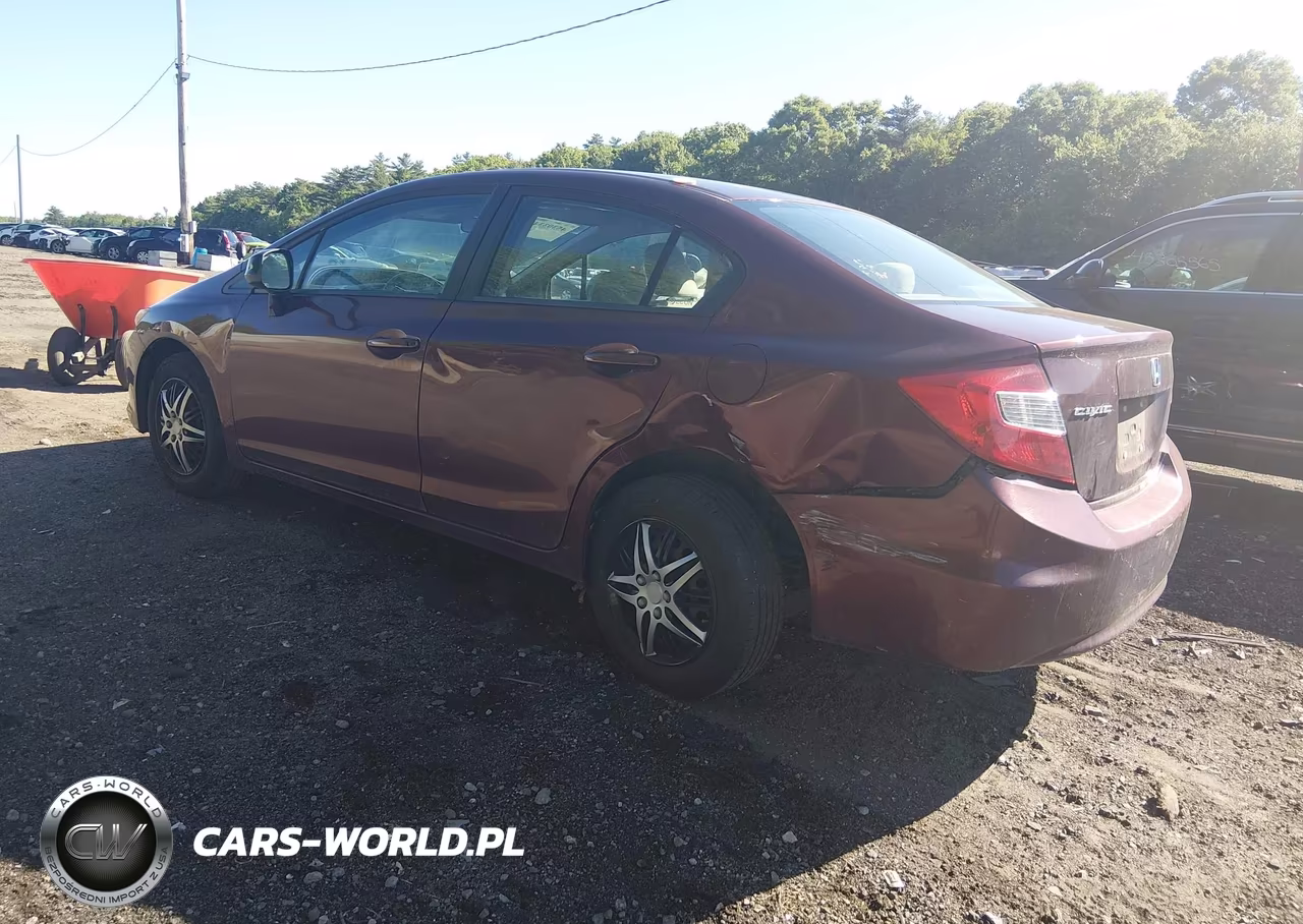 2012 Honda Civic Lx VIN:2HGFB2F52CH568061 - 3